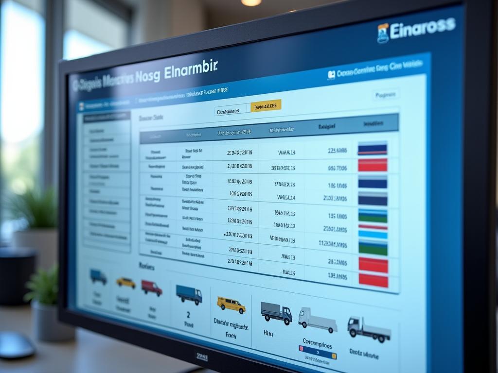 Fleet Management Vignette Dashboard Interface